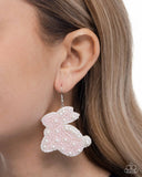 Easter Elegance - Pink - Bunny Earrings