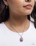 Faberge Flair - Purple - Easter Egg Necklae