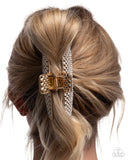 Glittery Gesture - Gold - Claw Clip
