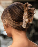 Glittery Gesture - Gold - Claw Clip