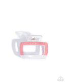 Transparent Texture - Orange - Claw Clip