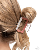 Transparent Texture - Orange - Claw Clip