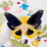 Monarch Model - Yellow - Butterfly  Claw Clip