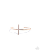 Holy Headline - Gold - Cross Bracelet