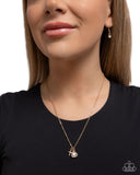 Blessed Brilliance - Gold - Cross Necklace