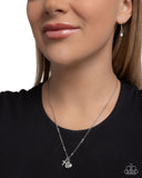 Blessed Brilliance - White - Cross Necklace
