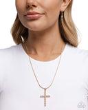 Holy Harmony - Gold - Cross Necklace