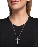 Holy Harmony - White - Cross Necklace