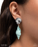 Coastal Collage - Blue - Clip-ons