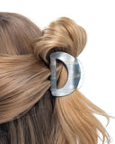 Striped Shopaholic - Multi - Claw Clip