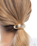Iconic Indentation - Gold - Hair Tie