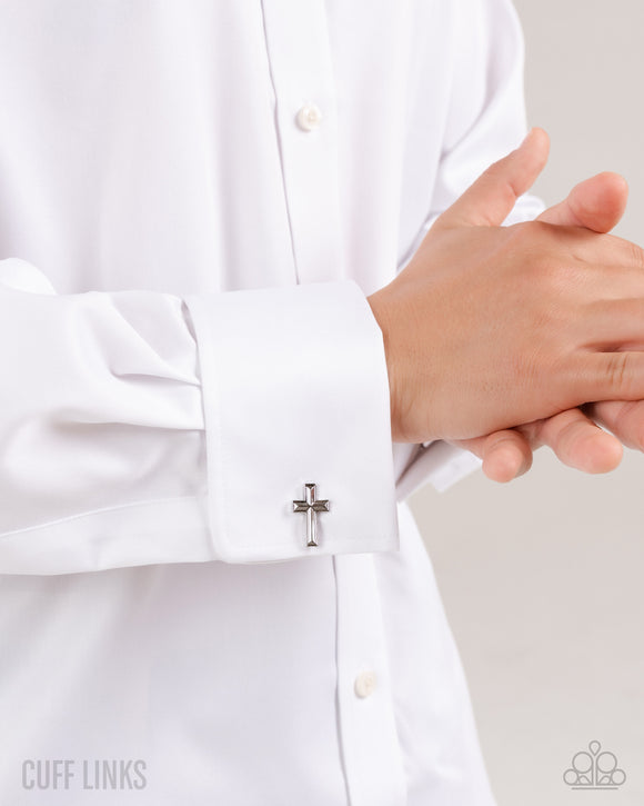 Crowning Cuff Links - Silver