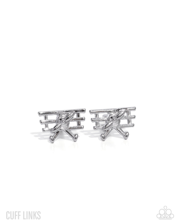 WRIGHT Here! - Silver - Cuff Links