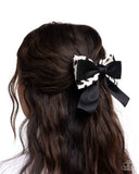 Cow Chic - White - Hair Bow