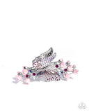 Fluttering French - Pink - Butterfly Claw Clip