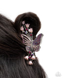 Fluttering French - Pink - Butterfly Claw Clip