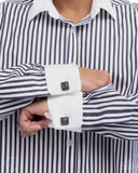 Stony Sophistication - Blue - CUFFLINKS