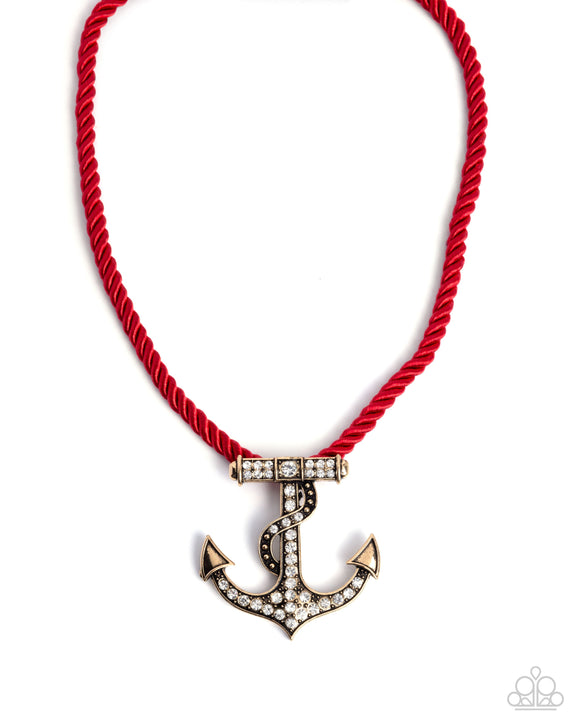 Anchored Allure - Red