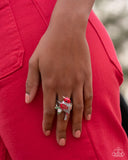 Nestled Nightingale - Red - Cardinal Ring