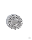 Posh Paladin - White - Pearl Brooch