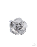 Festive Flourish - White - Brooch