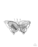 Articulate Aerial - White - Brooch
