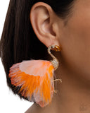 Feathered Flamingo - Orange