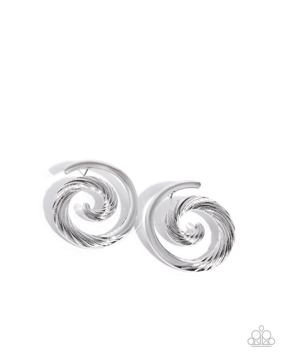 Spiral Silhouette - Silver