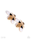 Blissful Bee - Gold - Clip-on Earrings