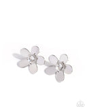 Blooming Boutique - White - Post Earrings