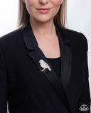 Beneficial Bird - Blue - Brooch