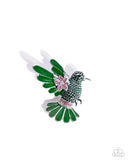 Hummingbird Heirloom - Green - Brooch