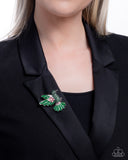 Hummingbird Heirloom - Green - Brooch
