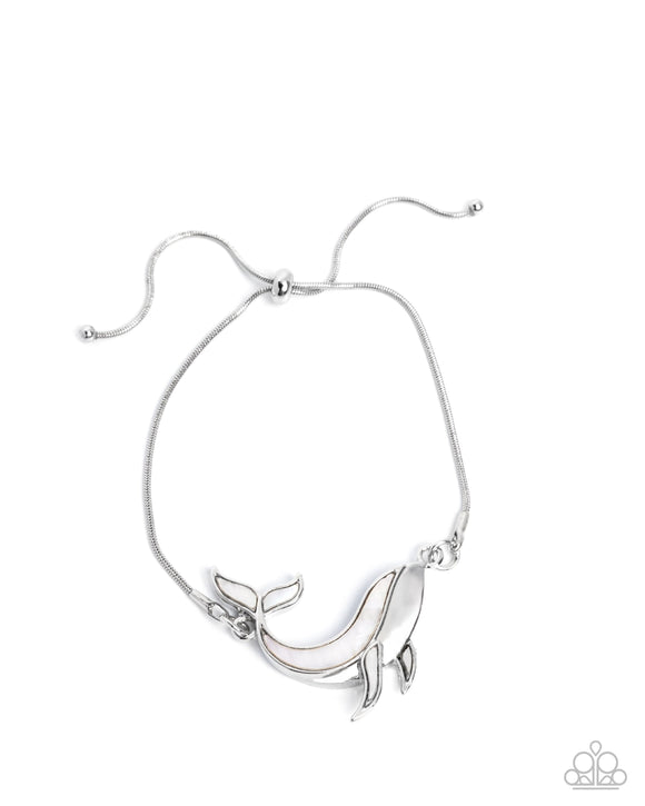 Whimsical Whale - Silver
