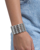 Reflective Rows - White