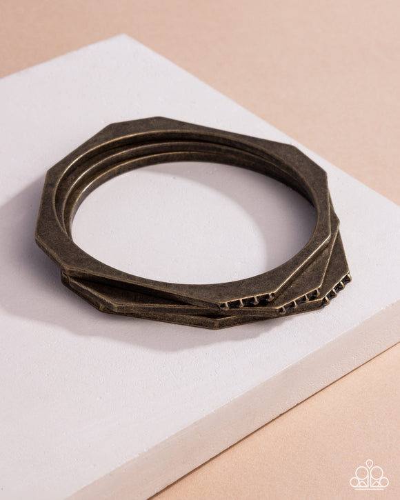 Bangle Bravado - Brass