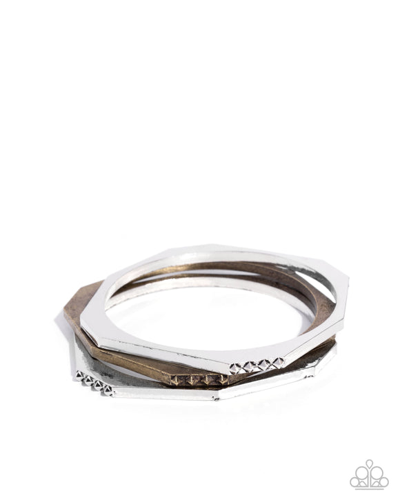 Bangle Bravado - Bracelet - Multi Brass