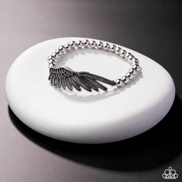 Angelic Appreciation - Silver - Angel Wing Bracelet