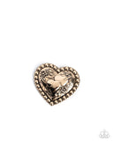 A Breath of Fresh Romance - Gold - Brooch