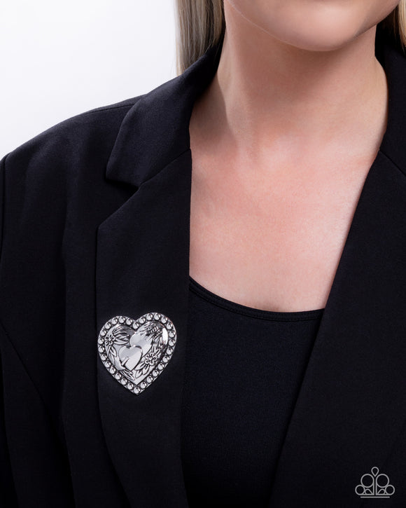 A Breath of Fresh Romance - Silver - Brooch