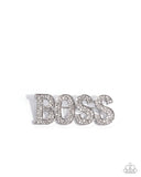 Blingy Boss - White - Brooch