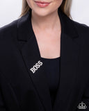 Blingy Boss - White - Brooch