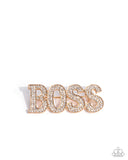 Blingy Boss - Gold - Brooch