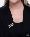 Blingy Boss - Gold - Brooch