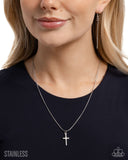 Giving Grace - Silver - Stainless Steel Cross