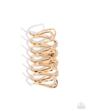 Scalloped Showstopper - Gold - Claw Clip