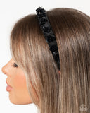 Floral Film - Black - Headband