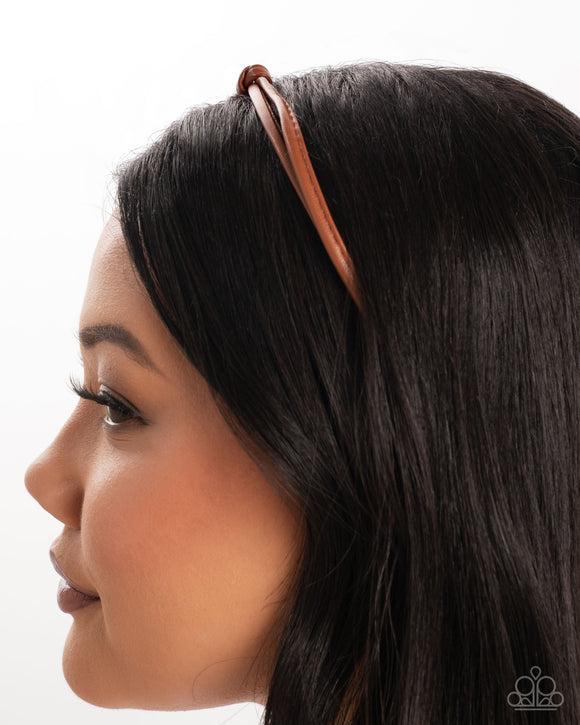 Believe It Or KNOT - Brown - Headband