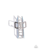 A Glittery Example - Blue - Claw Clip