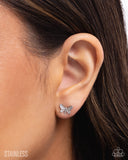 Whimsical Willpower - Silver - Stainless Earrings